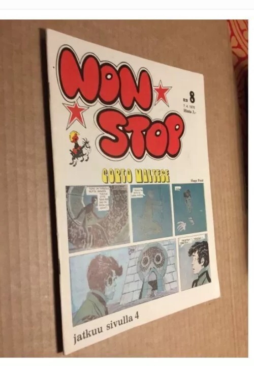 Rivista fumetti Corto Maltese 1976 Finlandia finlandese + altri fumetti n. 8