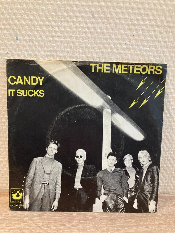 the Meteors - Candy - it sucks NL gele cover single