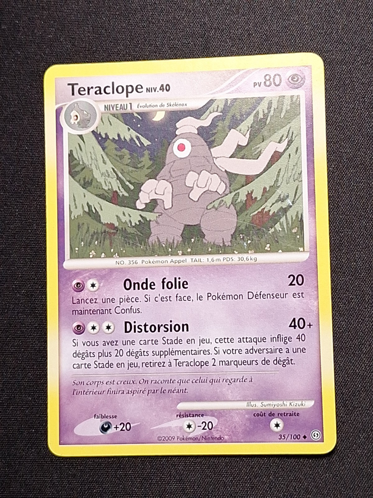 Teraclope 35/100 DP Tempête Carte Pokemon FR