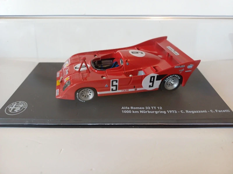 P04 1/43 Alfa Romeo 33 TT 12 1000 Km Nurburgring 1973 Regazzoni