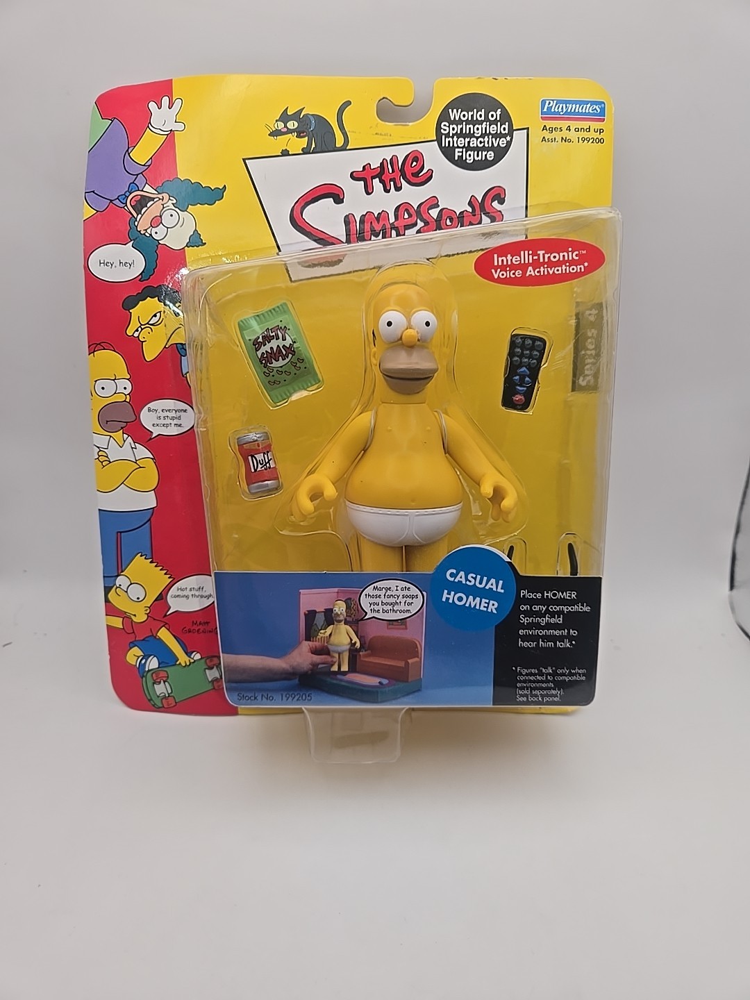 NOS I Simpson - Casual Homer - Figura interattiva dei compagni di gioco