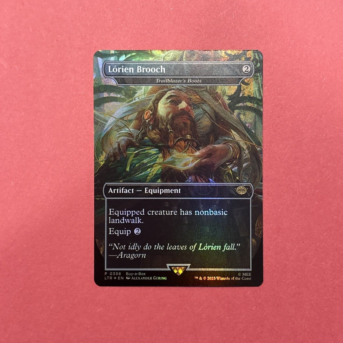 Stivali Trailblazer Lorien Spilla Foil Buy-A-Box Promo, Il Signore degli Anelli