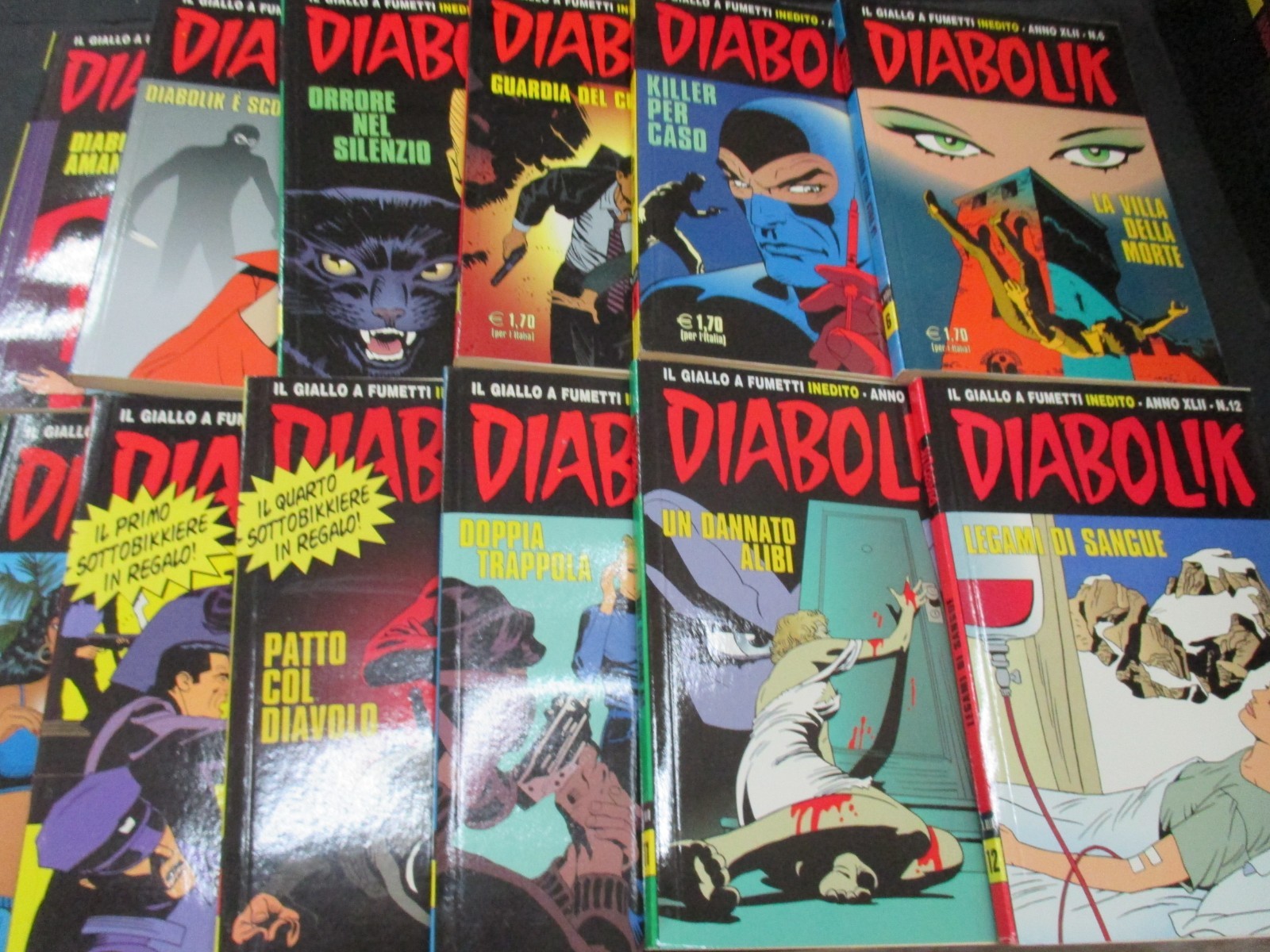 DIABOLIK ANNO XLII 2003 1/12 - ANNATA COMPLETA