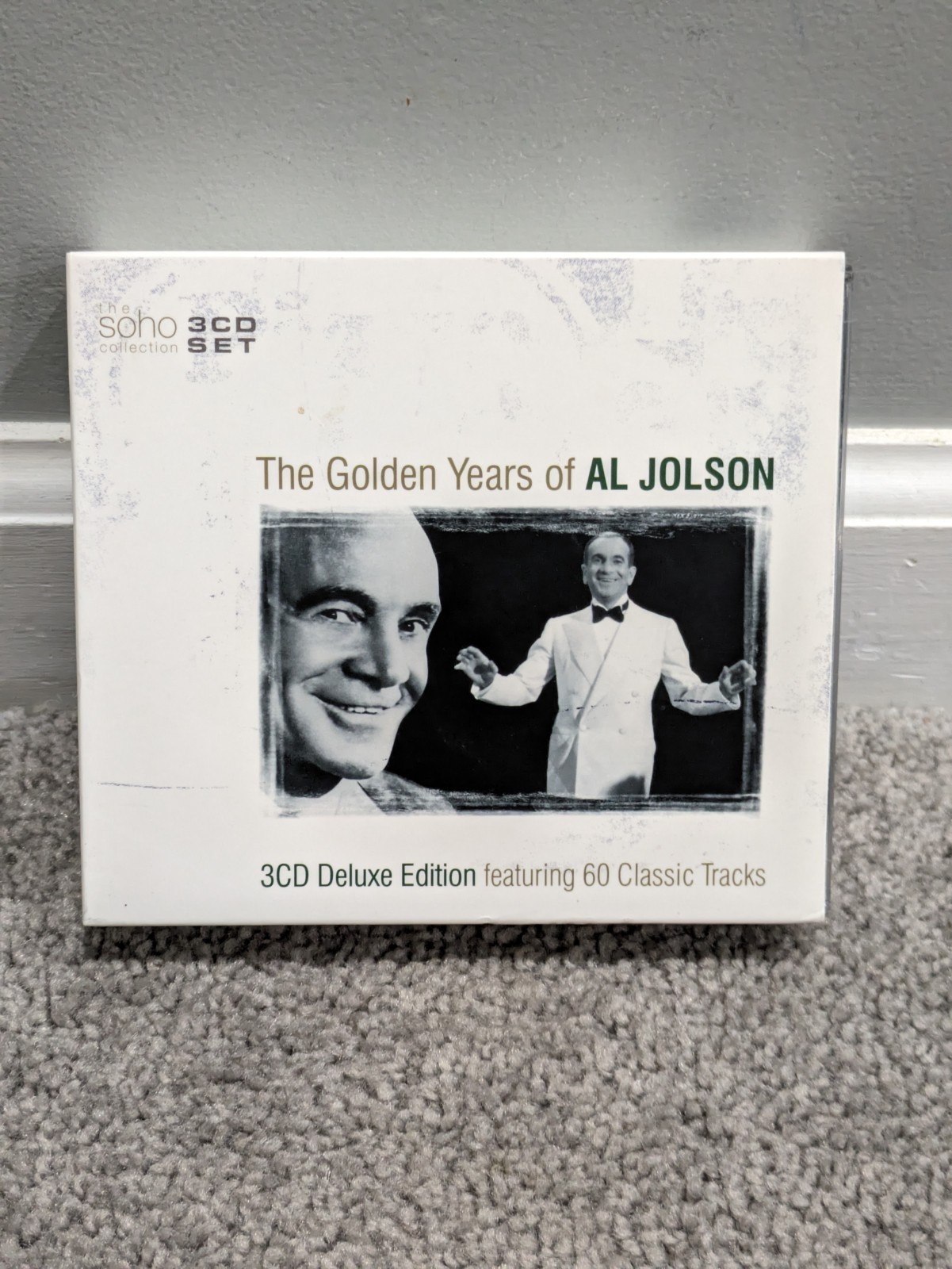 The Golden Years of Al Jolson 3 CD Set Deluxe Edition 60 Classic Tracks Soho 