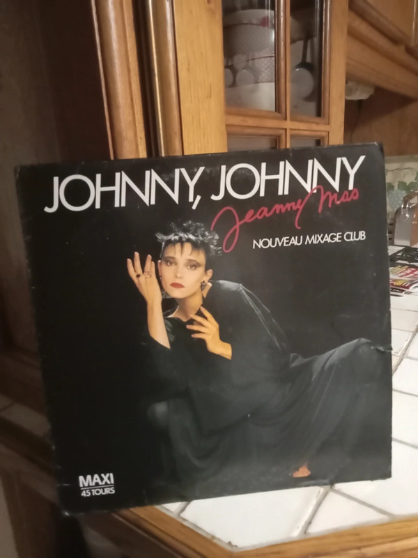 Maxi 45 Tours vinyle de Jeanne mas : Johnny Johnny