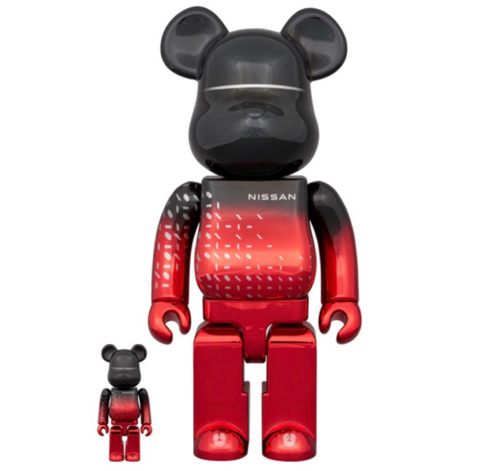 NISSAN BE@RBRICK Sakura at Japanese Dawn 100% 400% Set Medicom Toy Limited Japan