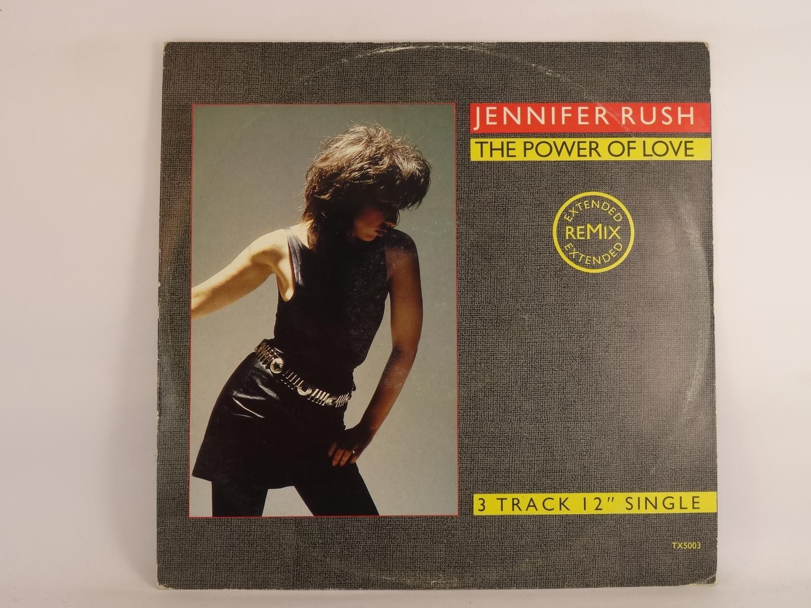 JENNIFER RUSH THE POWER OF LOVE (21) 3 Track 12" Single including Picture Sleeve
