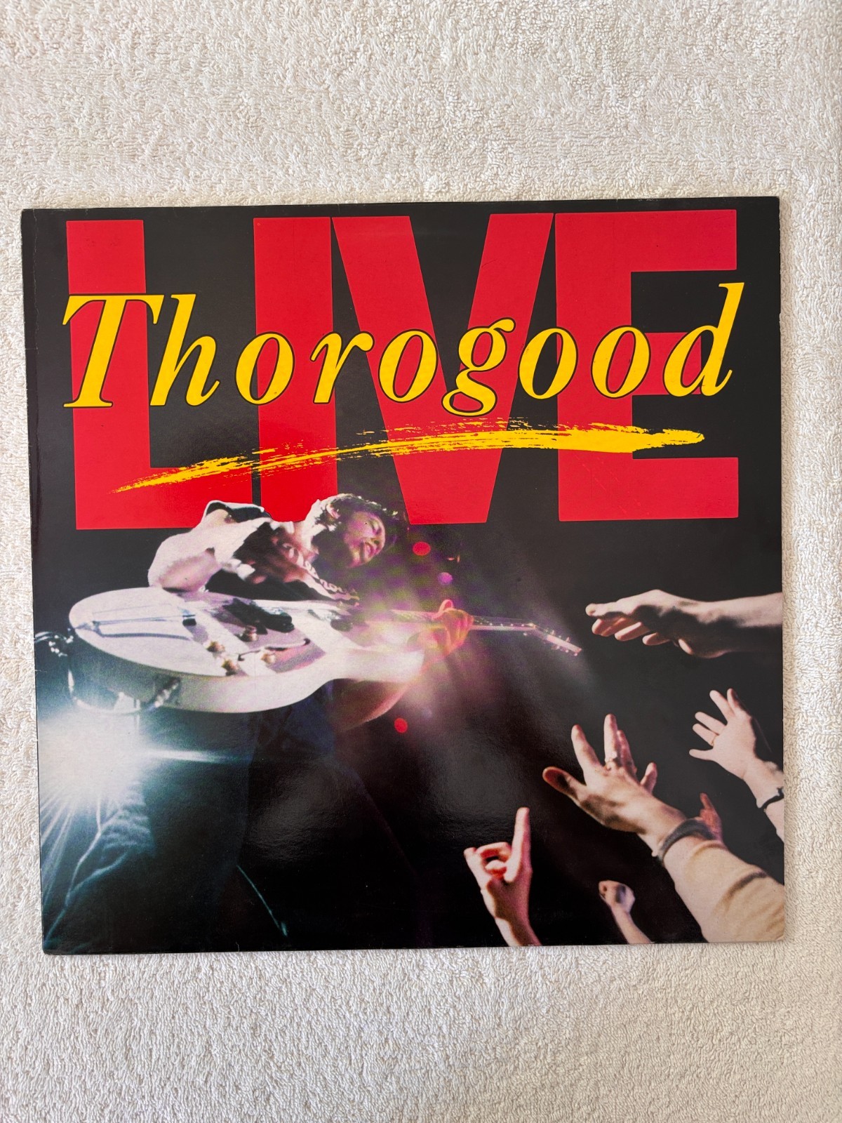 George Thorogood Thorogood Live vinyl cat# AML 3108 1986 UK Original EX/EX