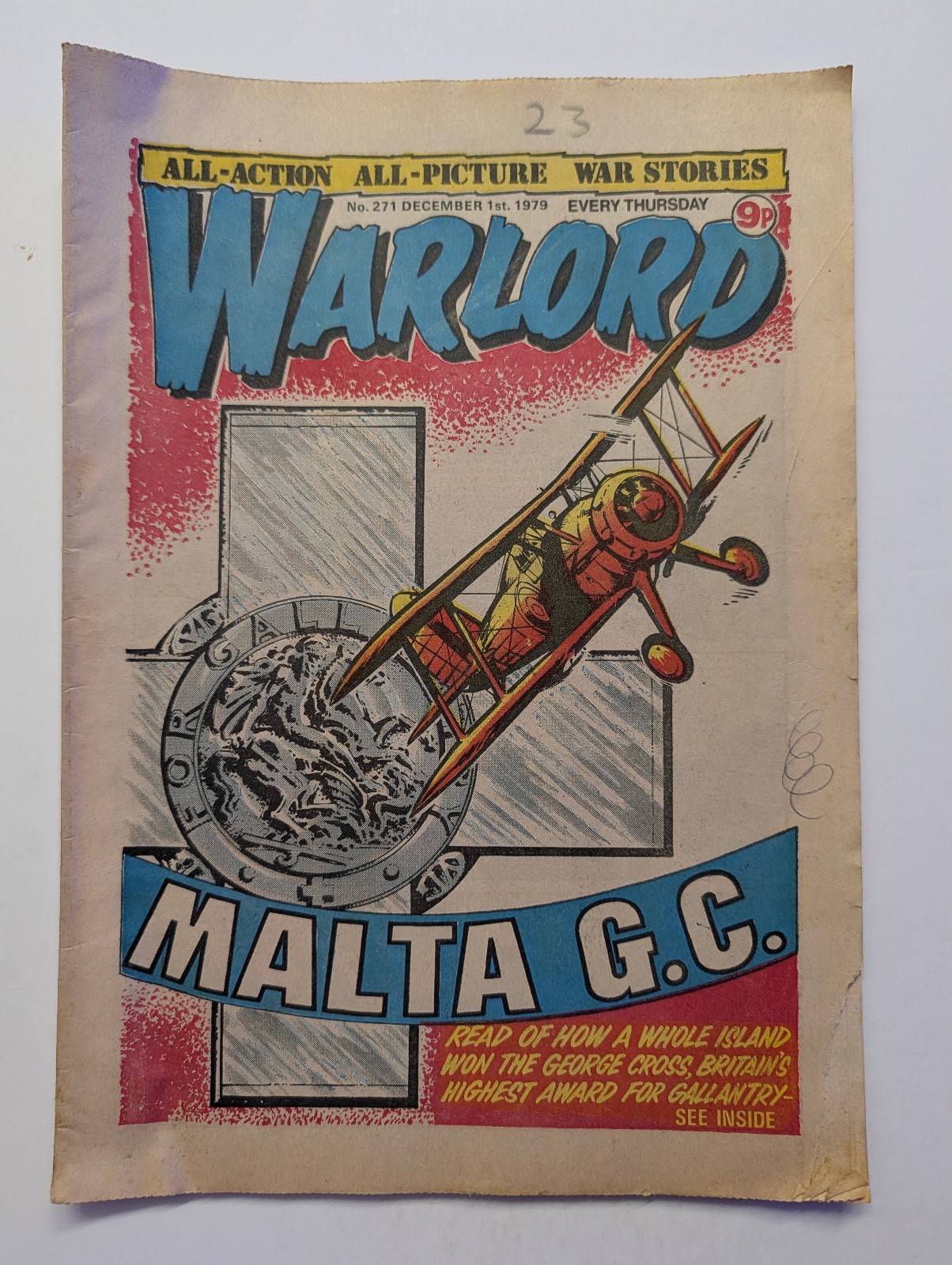 Warlord Comic No 271, December 1st 1979