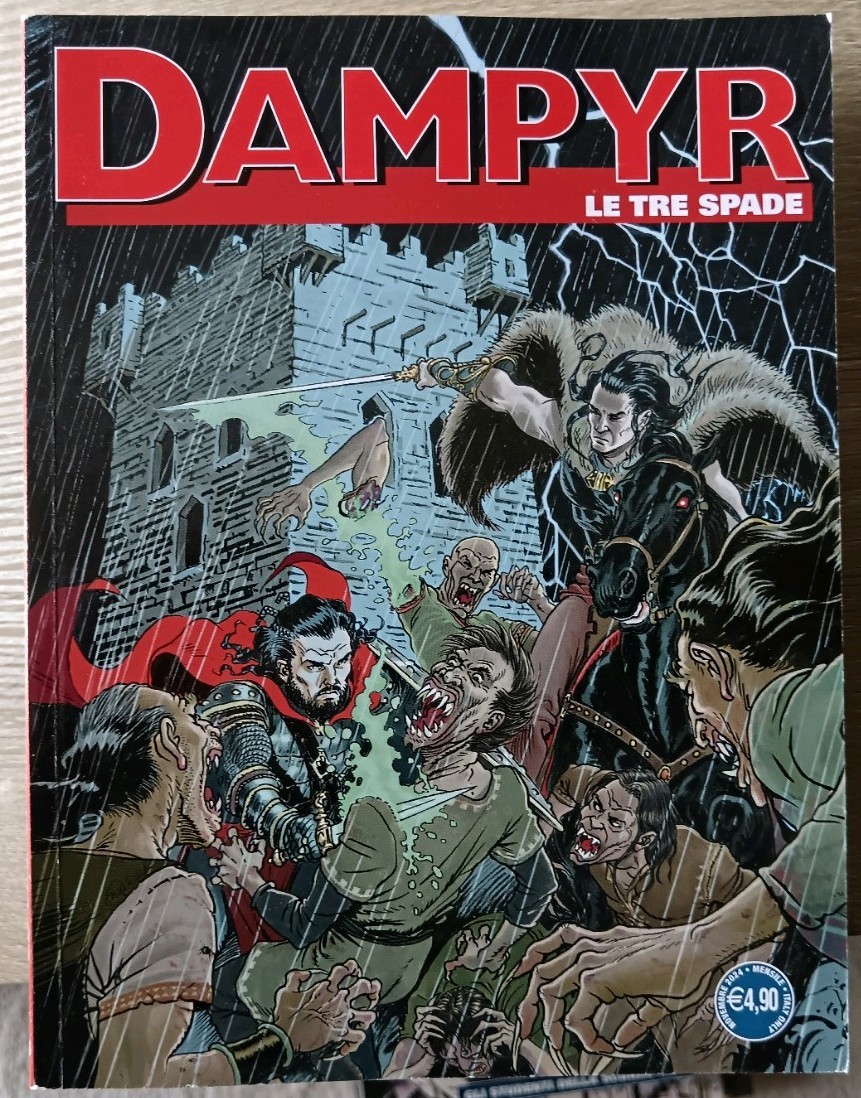 DAMPYR NUMERO 296 LE TRE SPADE SERGIO BONELLI EDITORE 2024