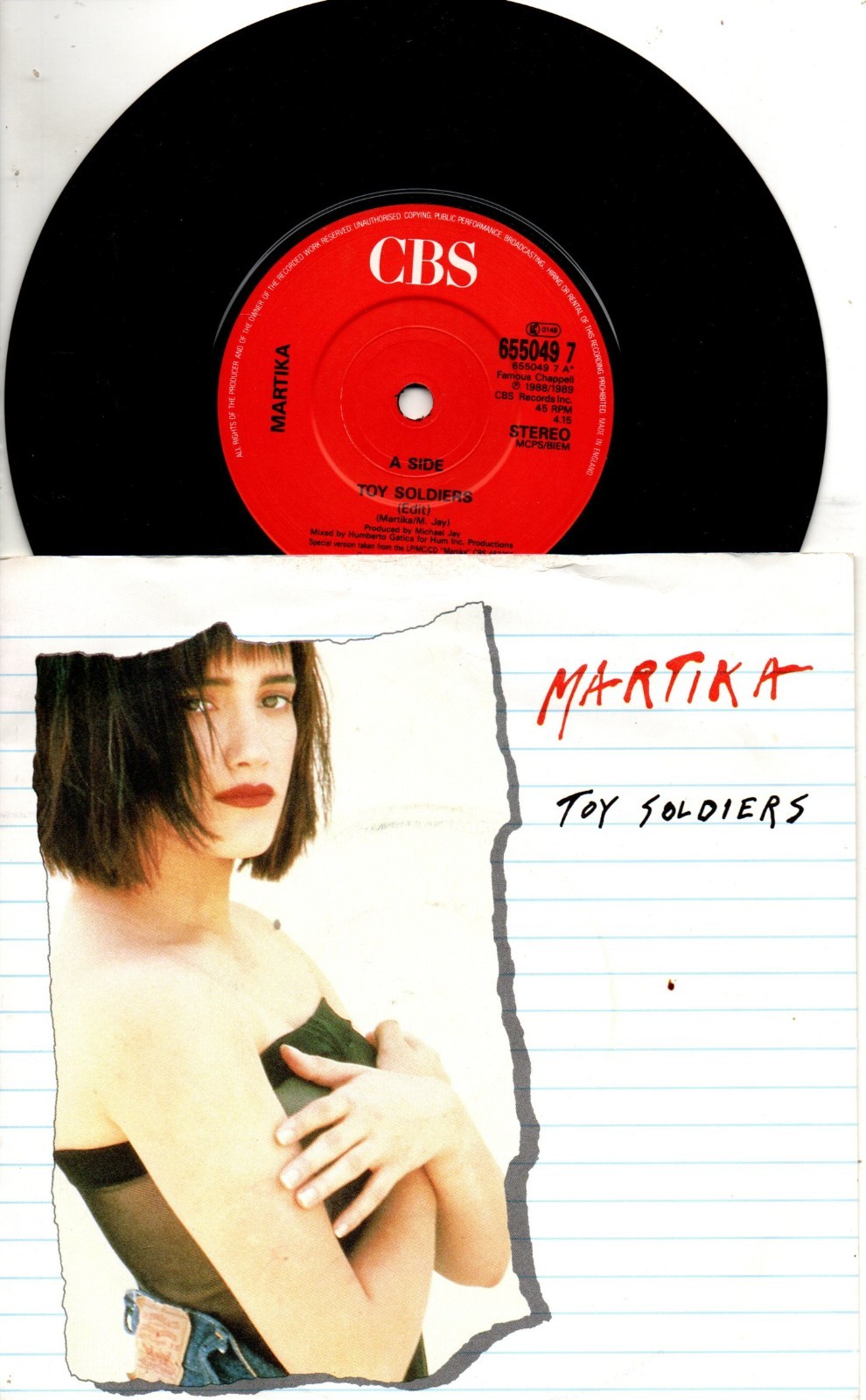 Martika:Toy soldiers/Exchange of hearts:UK CBS:1989