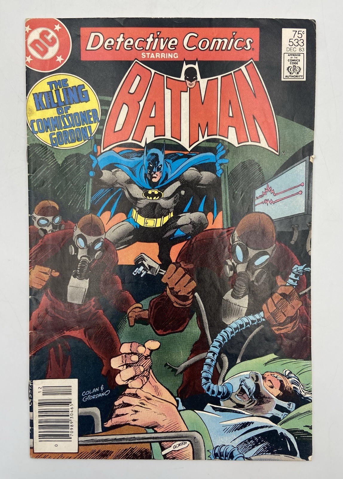 1983 Detective Comics #533 DC Comics Batman Gene Colan Doug Moench Newsstand