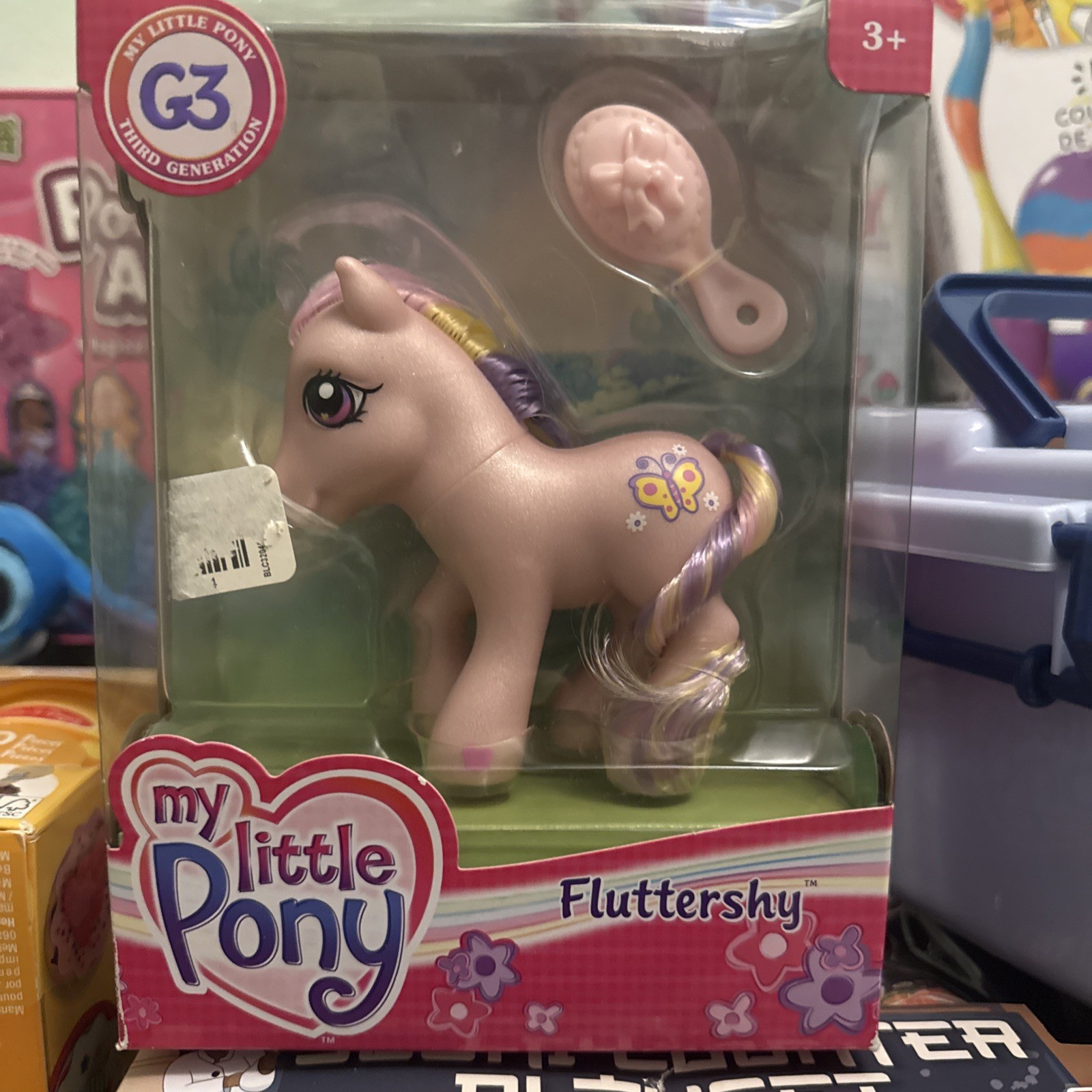 G3 My Little Pony Basic Fun Fluttershy nuovo stile vintage