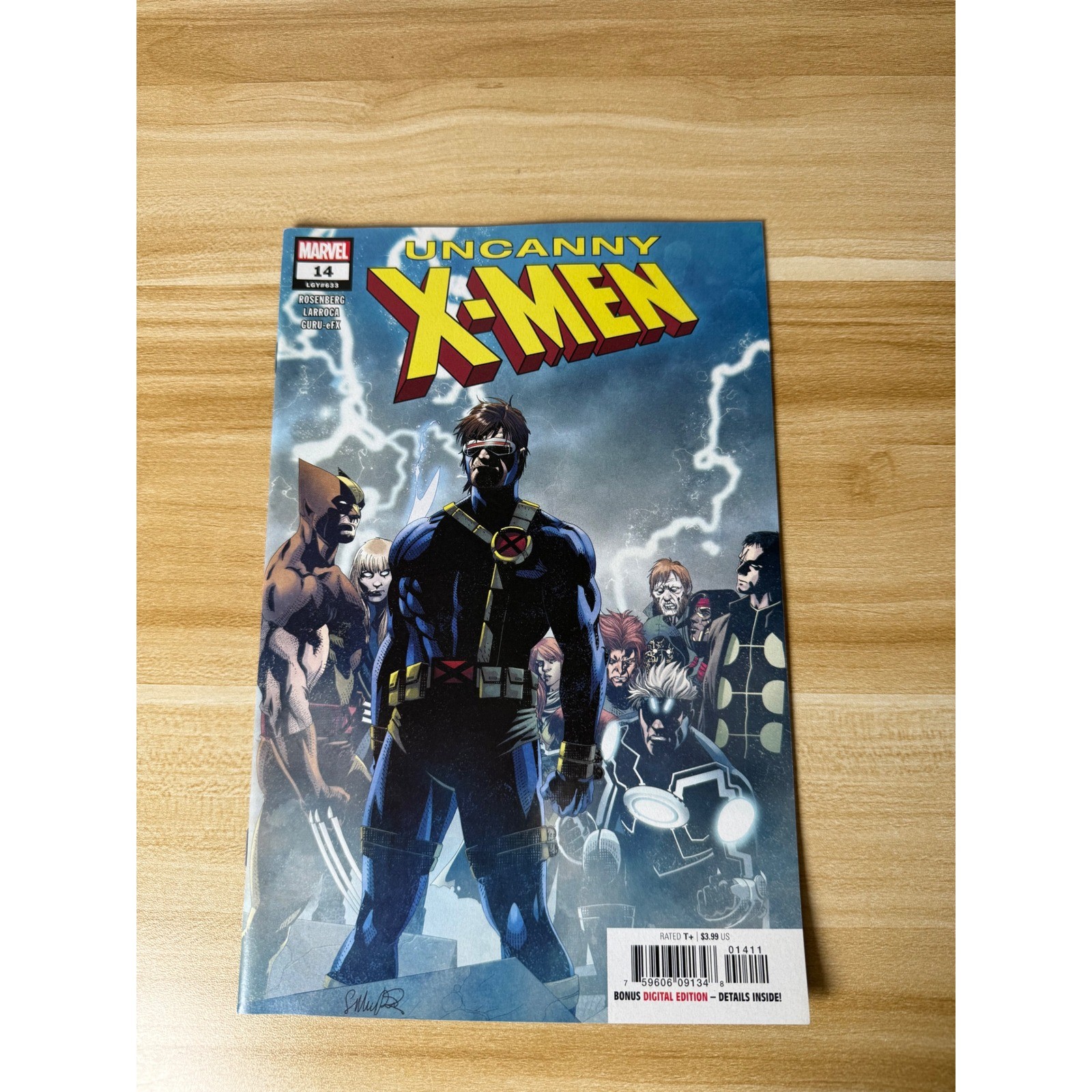Uncanny X-Men #14 Marvel Comics Rosenberg Larroca Cyclops Wolverine