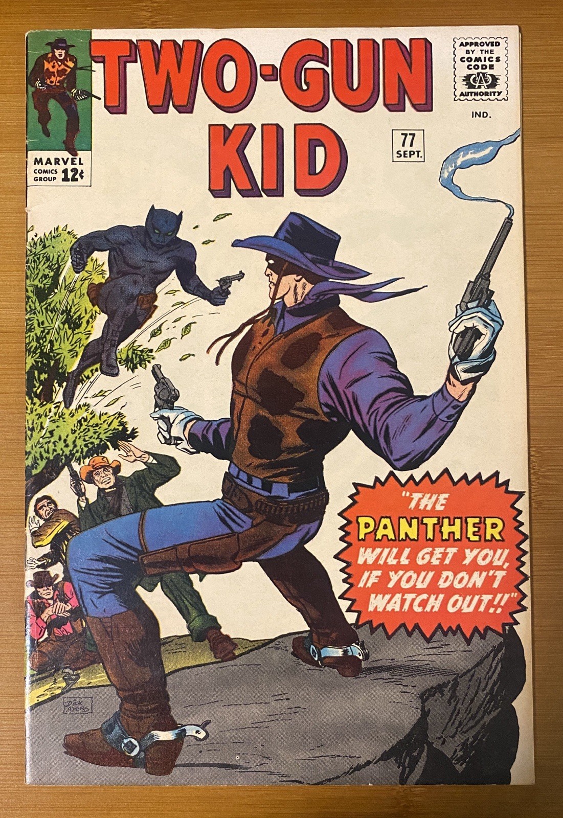 Two-Gun Kid #77 | Prototipo Pantera Nera | Marvel 1965 | FN