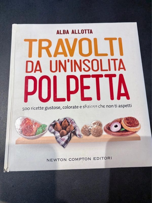 Libro di cucina sulle polpette