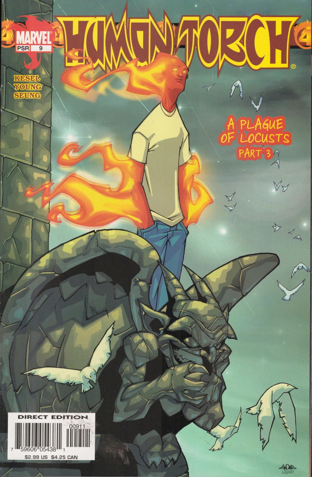 51777: MARVEL HUMAN TORCH #9 grado VF