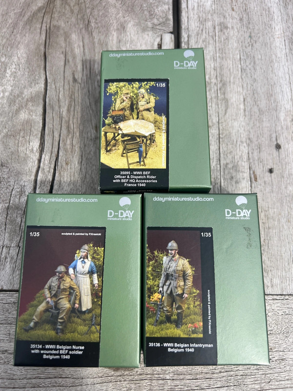 D-day miniatures 1940 resin figures