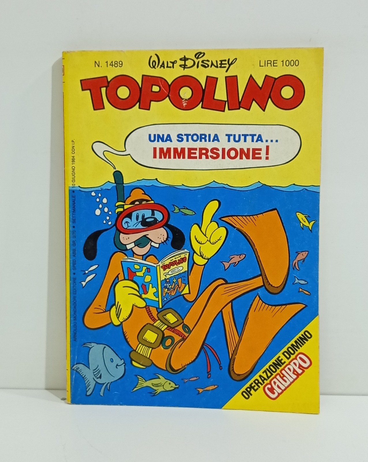 I147502 TOPOLINO libretto n. 1489 - Mondadori 1984