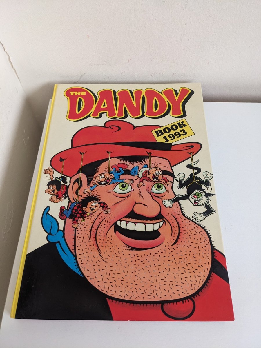 The Dandy Book Annual 1993 Unclipped Good Condition Desperate Dan, Bananaman