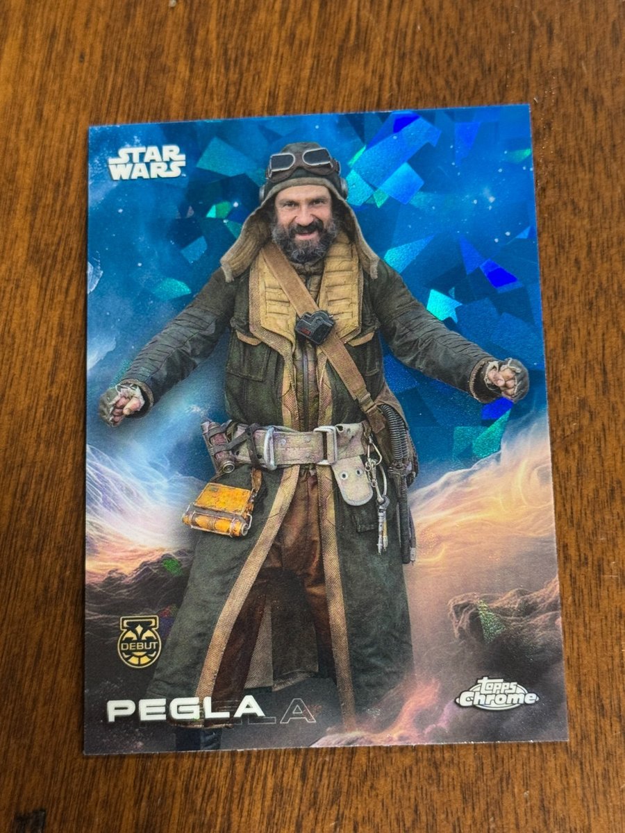 2025 Topps Chrome Star Wars Sapphire Pegla #142