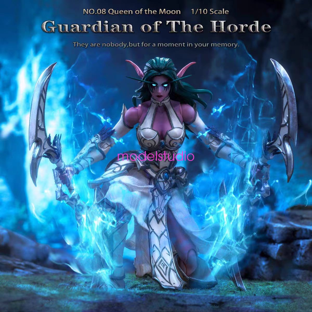 Modellino action figure Grey Knight Studio WOW Tyrande Whisperwind 1/10 in magazzino