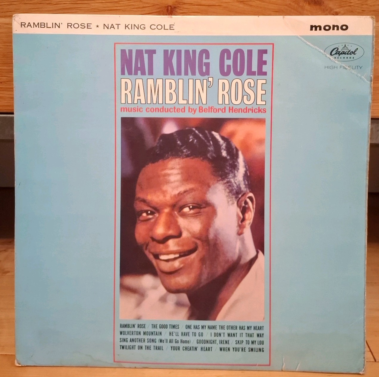 Nat King Cole - Ramblin' Rose (UK vinyl LP) 1962 jazz pop piano ballad