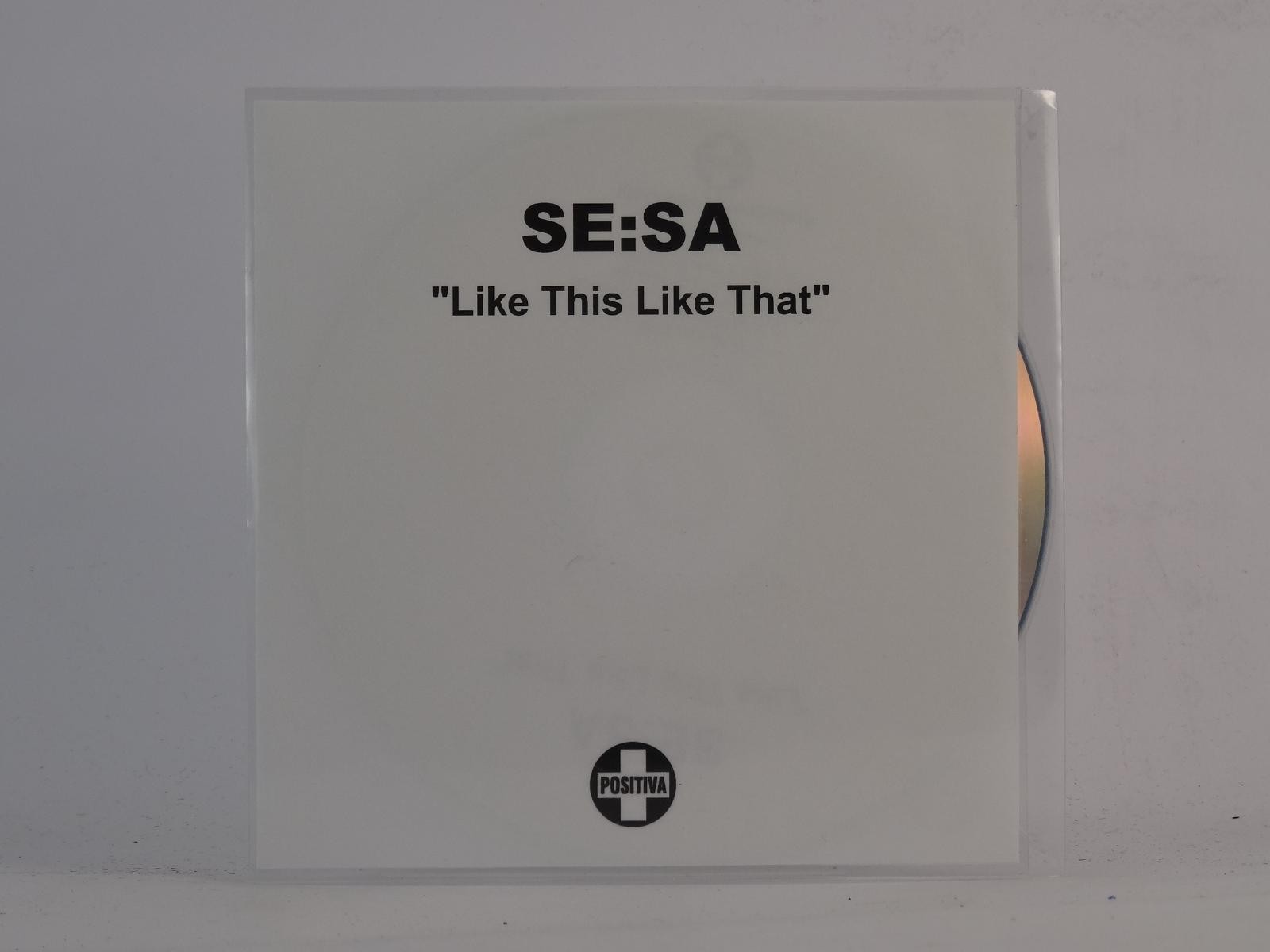 SE:SA FT SHARON PHILLIPS LIKE THIS LIKE THAT (E38) 7 Track Promo CD Single plus 