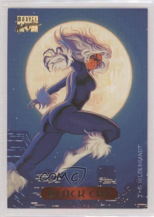 1994 Fleer Marvel Capolavori Gatto Nero #6 02v3