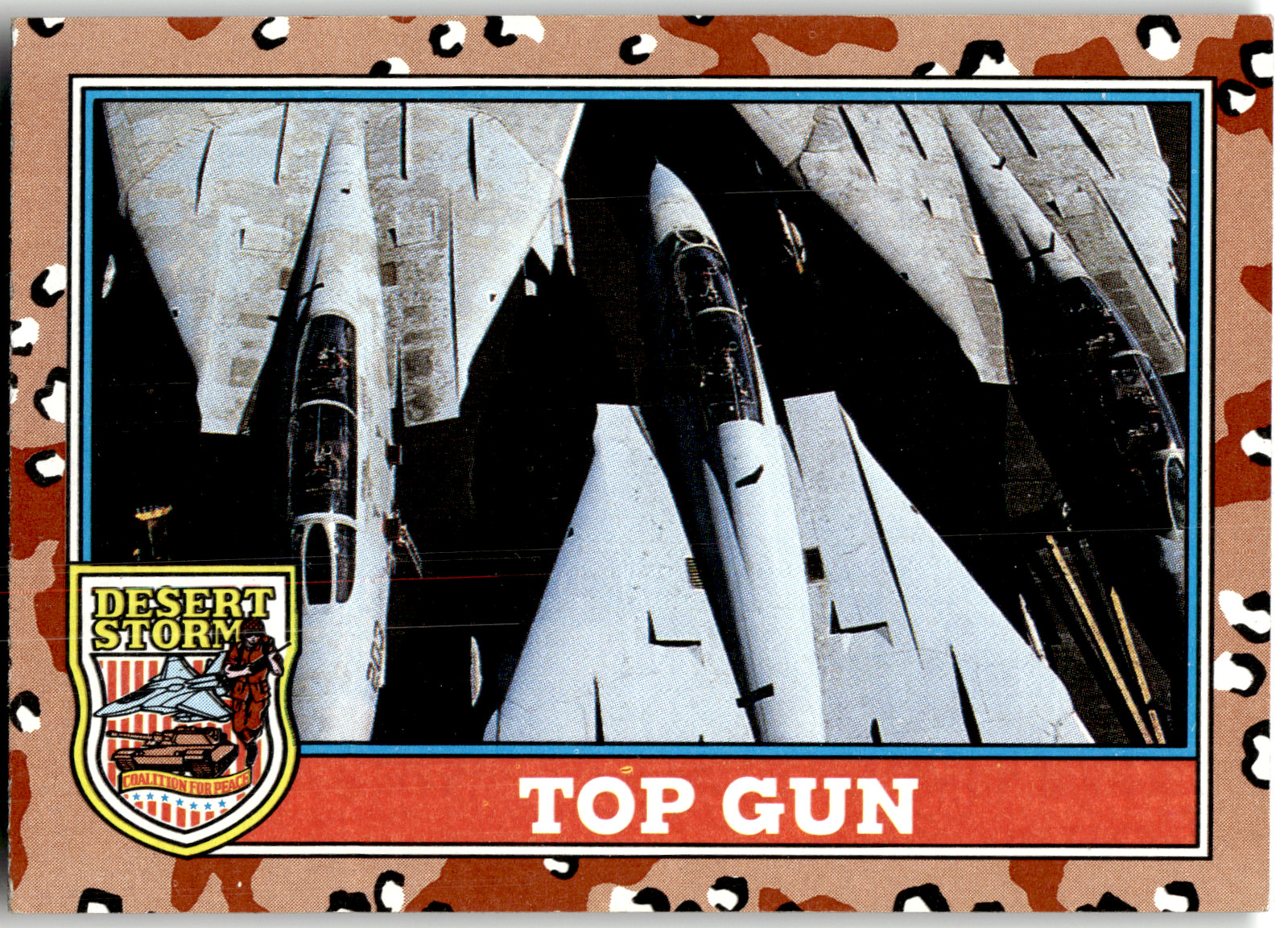 1991 Topps Desert Storm 2a serie #149 Top Gun