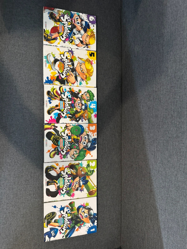 Lot de 6 manga splatoon