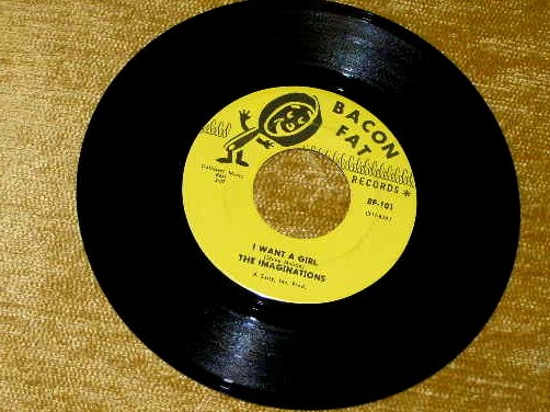 The Imaginations Original 45 I Want A Girl 1968 Bacon Fat BF-101 VG++