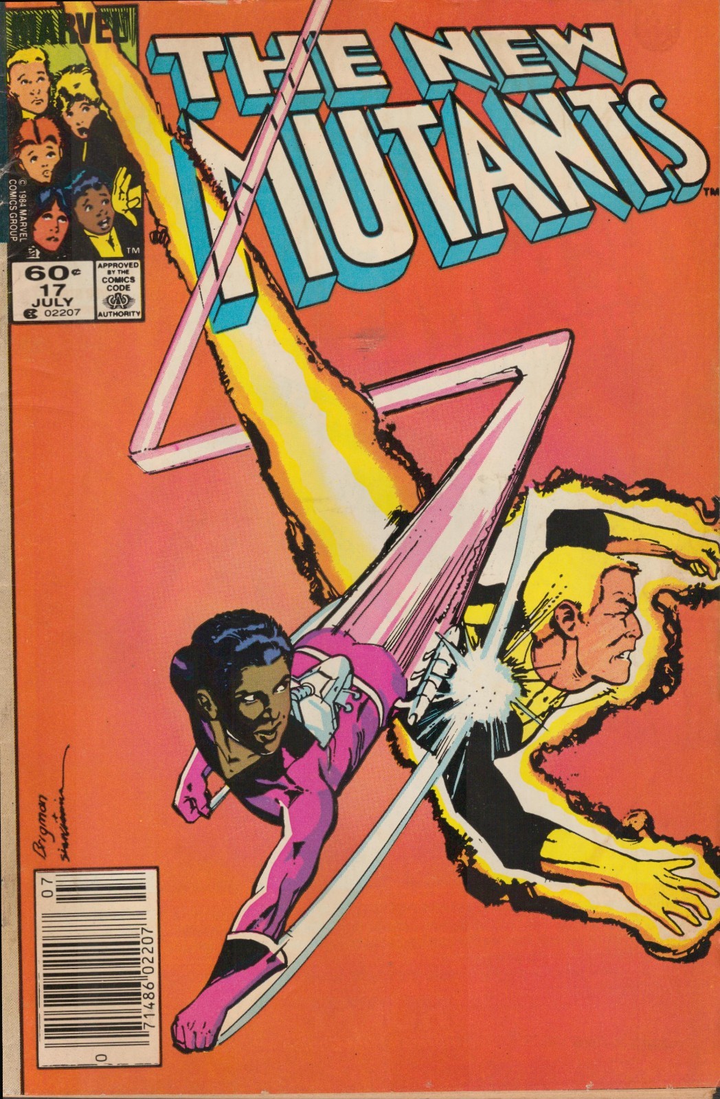 54746: MARVEL THE NEW MUTANTS #17 VG Grade