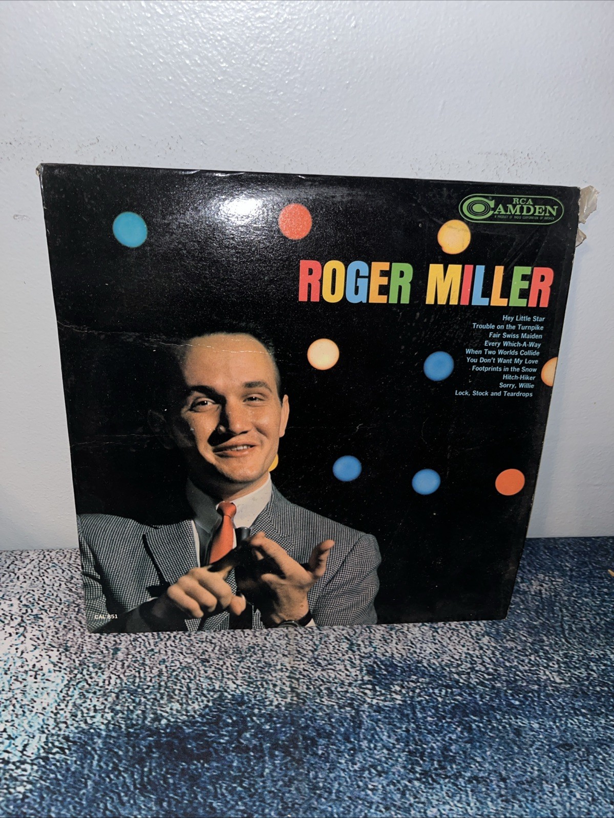 Roger Miller Self Titled Vinyl, LP 1964 RCA Camden – CAL 851