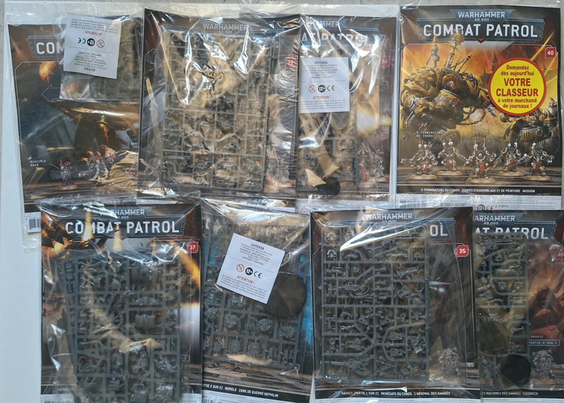 Lot combat patrol space marine du chaos + terminator