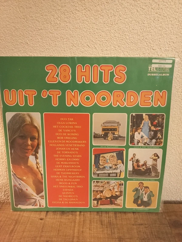 28 Hits Uit 't Noorden (Gatefold 2LP) - Telstar TD 25013/14 TL