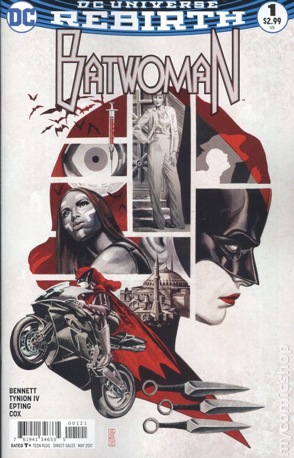 Batwoman 1B Jones Variant VF 2017 Stock Image