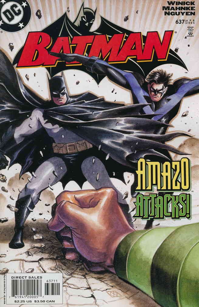 Batman #637 VF; DC | Nightwing Amazon Judd Winick - w/Bag+Board
