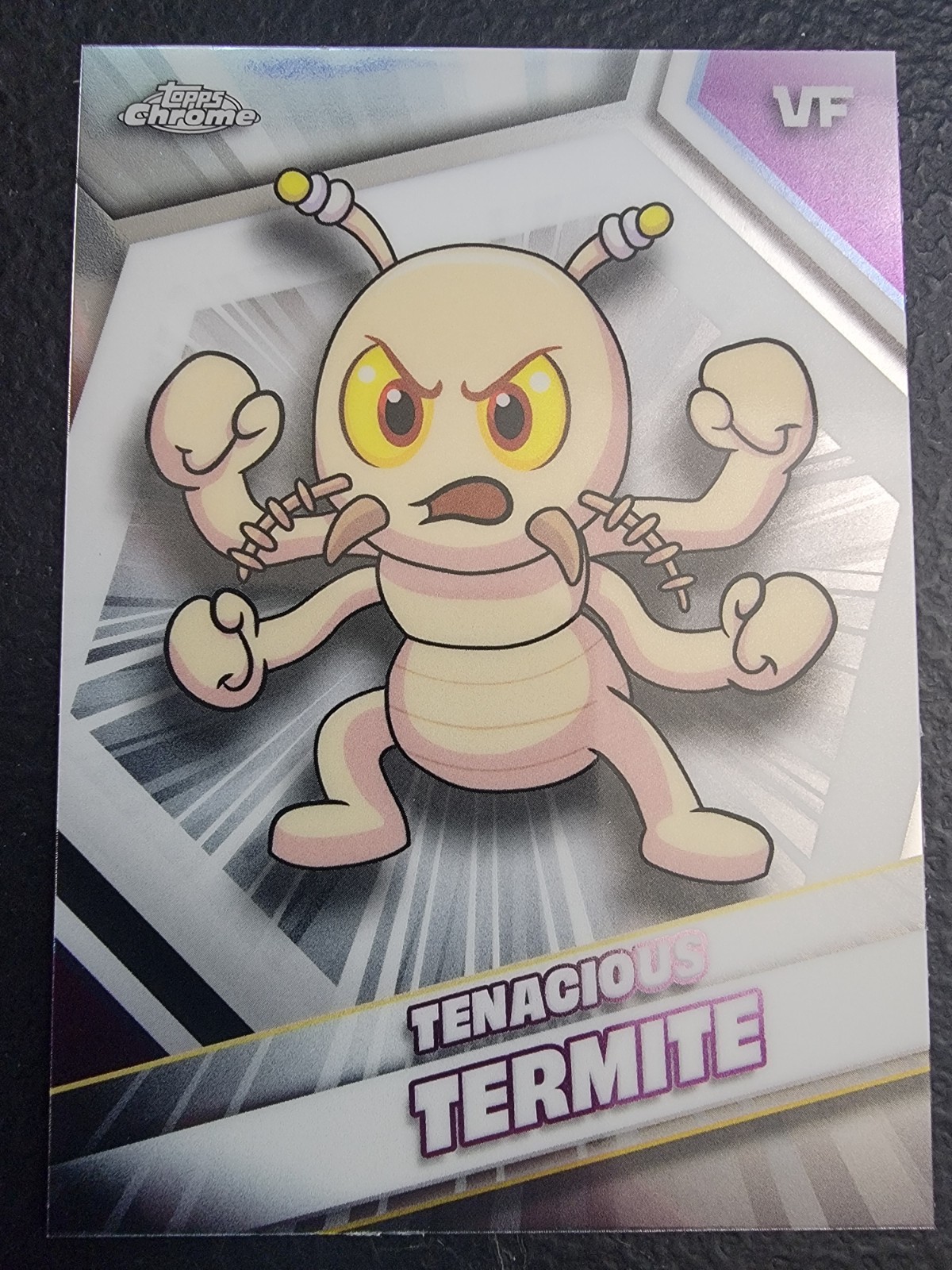 Scheda base 2026 Topps Chrome VeeFriends Tenacious Terminate #170