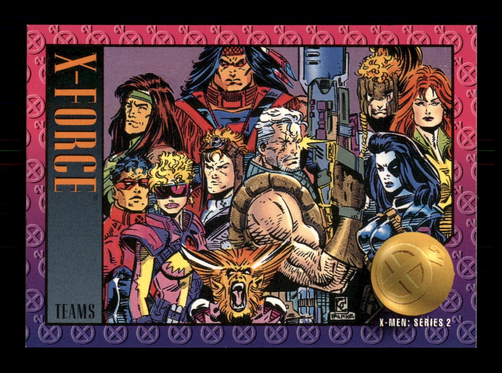 Teams 84 X-Force X-Men Series 2 1993 SkyBox Trading Card TCG CCG