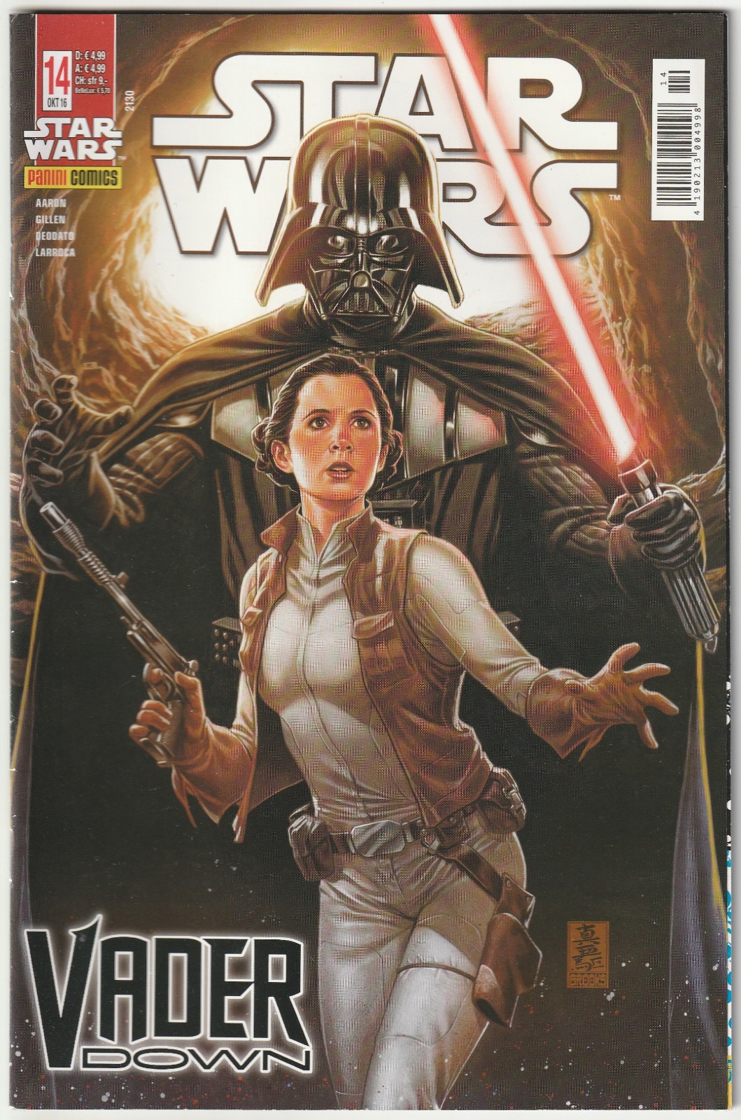 ✪ STAR WARS #14 + Poster, Panini/Lucasfilm 2016 COMICHEFT TOP Z1