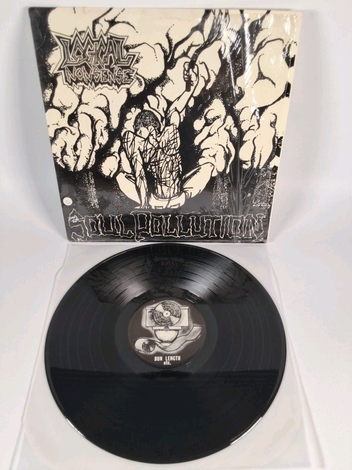 Logical Nonsense Soul Pollution 1996 LP Vinyl NM Original Press Bun Length, Etc