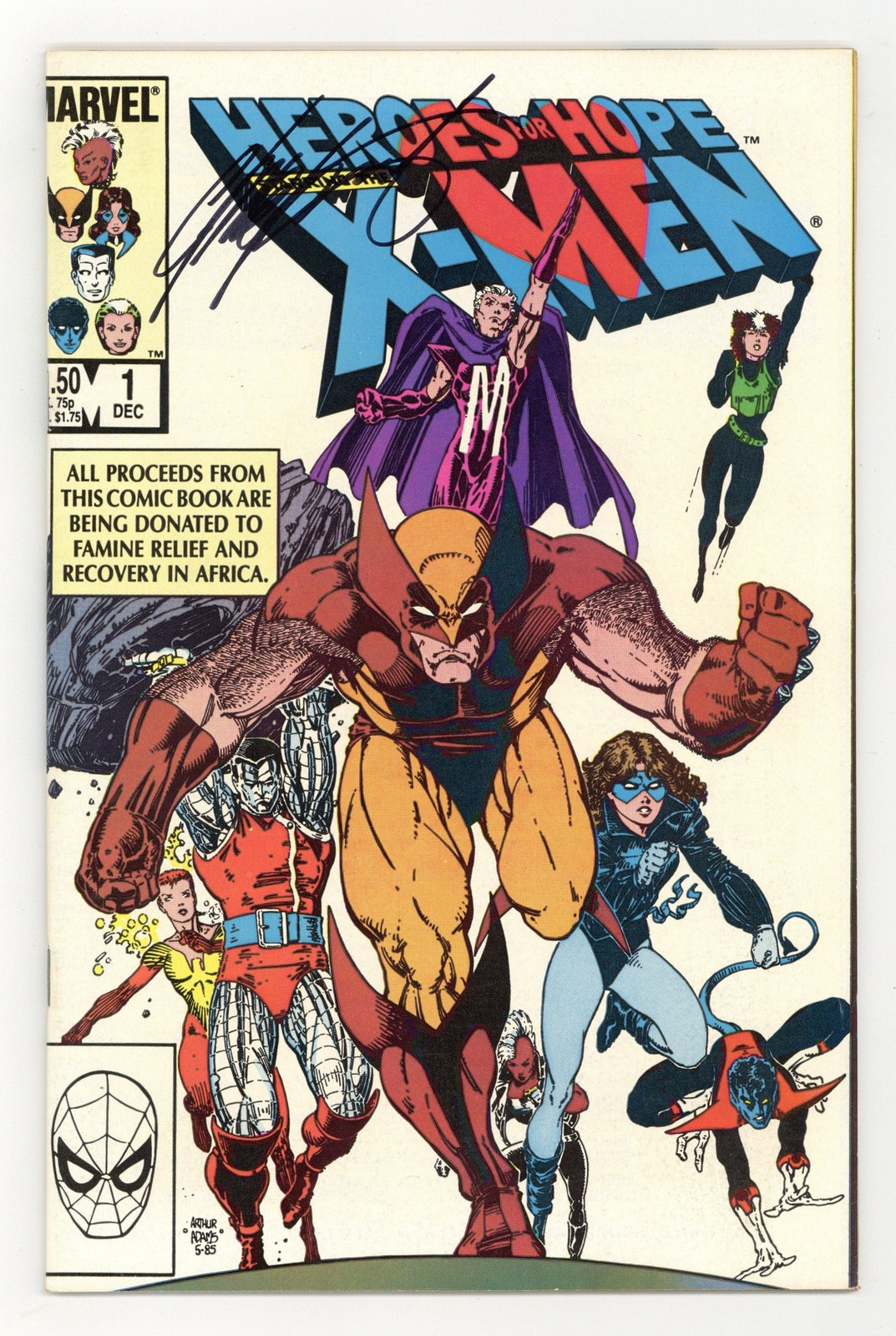 Heroes for Hope Starring the X-Men 1D FN/VF 7.0 1985