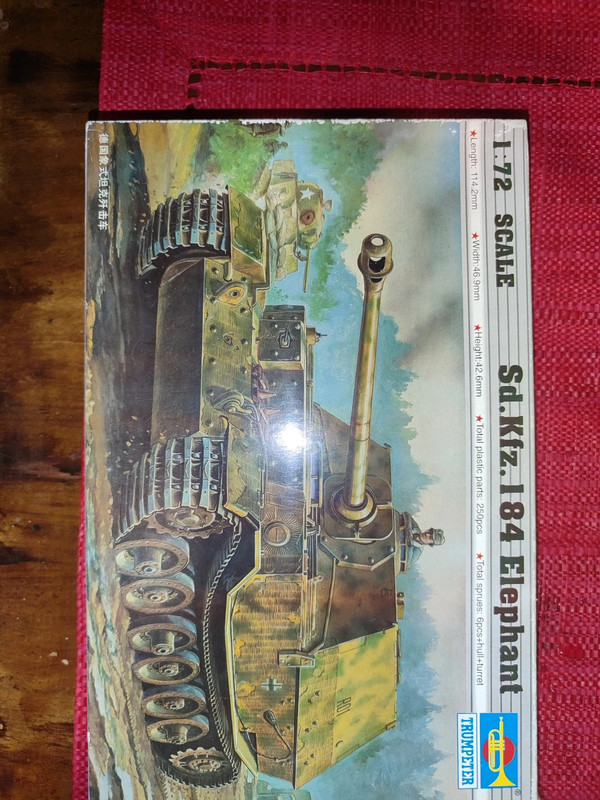 Maquette Sd.Kfz.184 Éléphant 1:72 Trumpeter