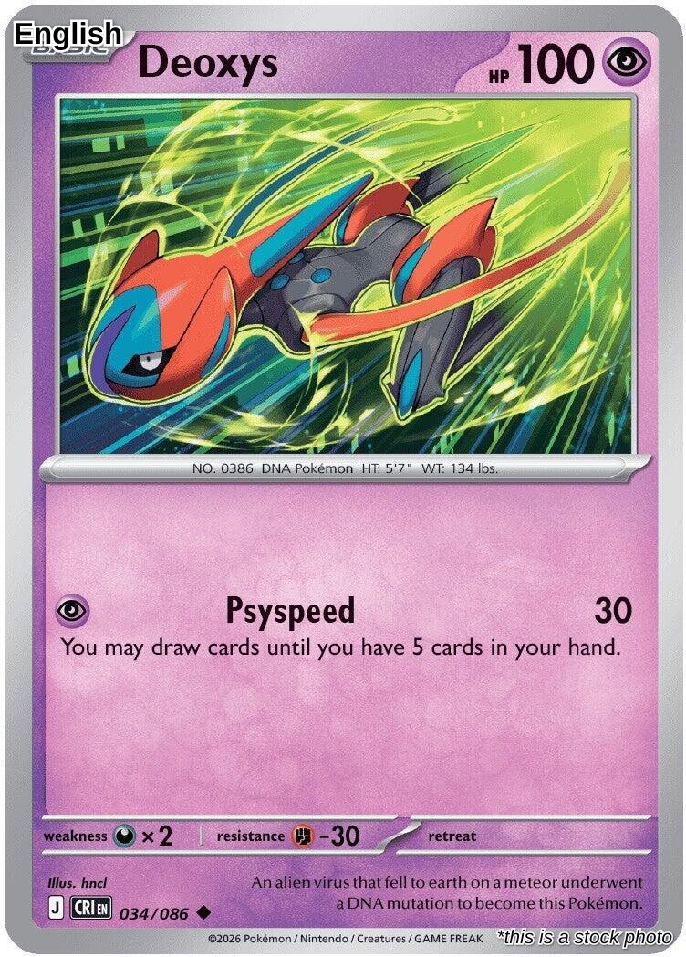 Deoxys Chaos Rising 034/086
