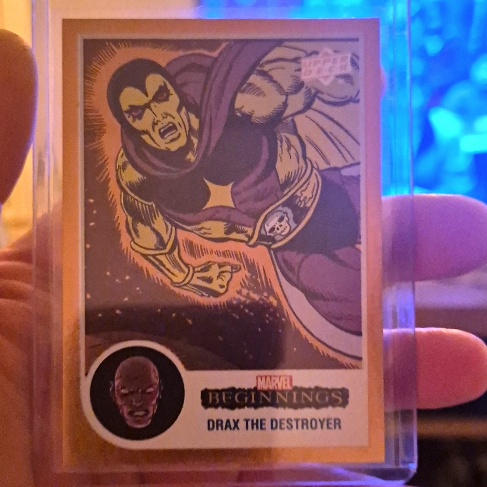 Upper Deck Marvel Beginnings Flipped FX Orange Drax the Destroyer FFX23 33/39