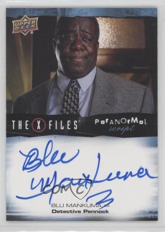2023 The X-Files Monsters of Week Edition Blu Mankuma Detective Pennock Auto 0b3