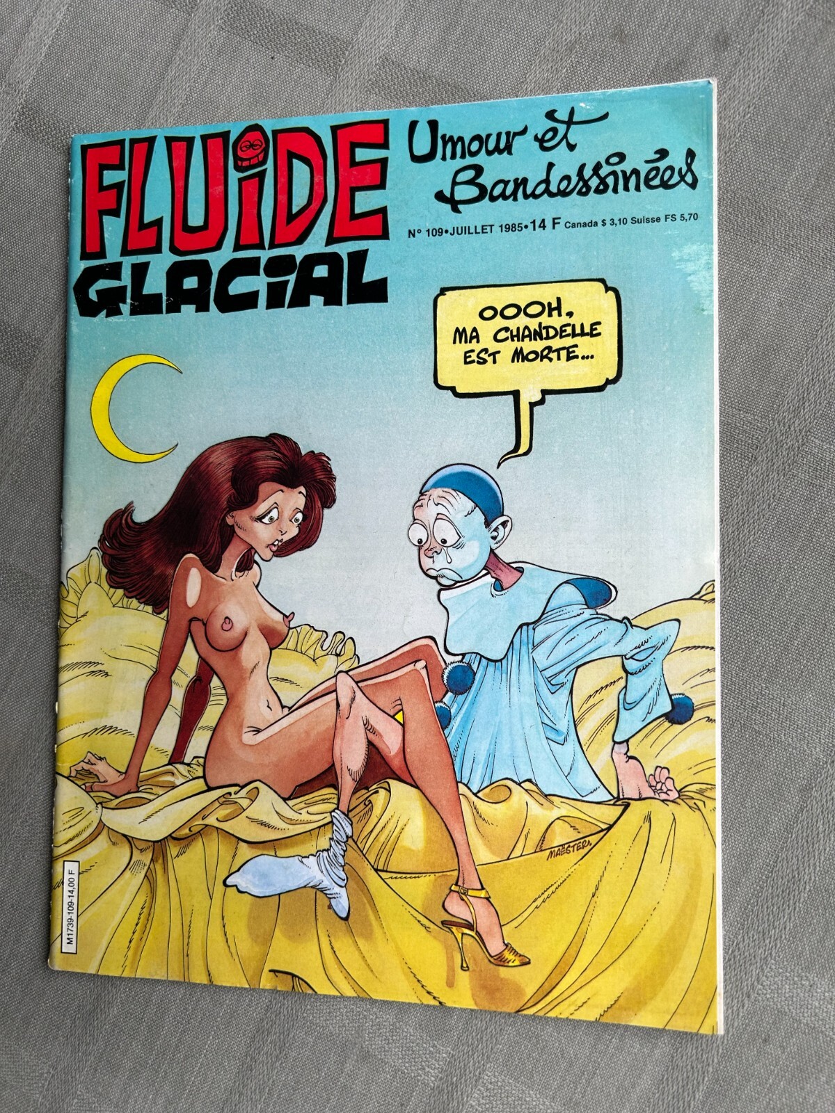 FLUIDE GLACIAL N°109 JUILLET 1985 EN TRÈS BON ÉTAT