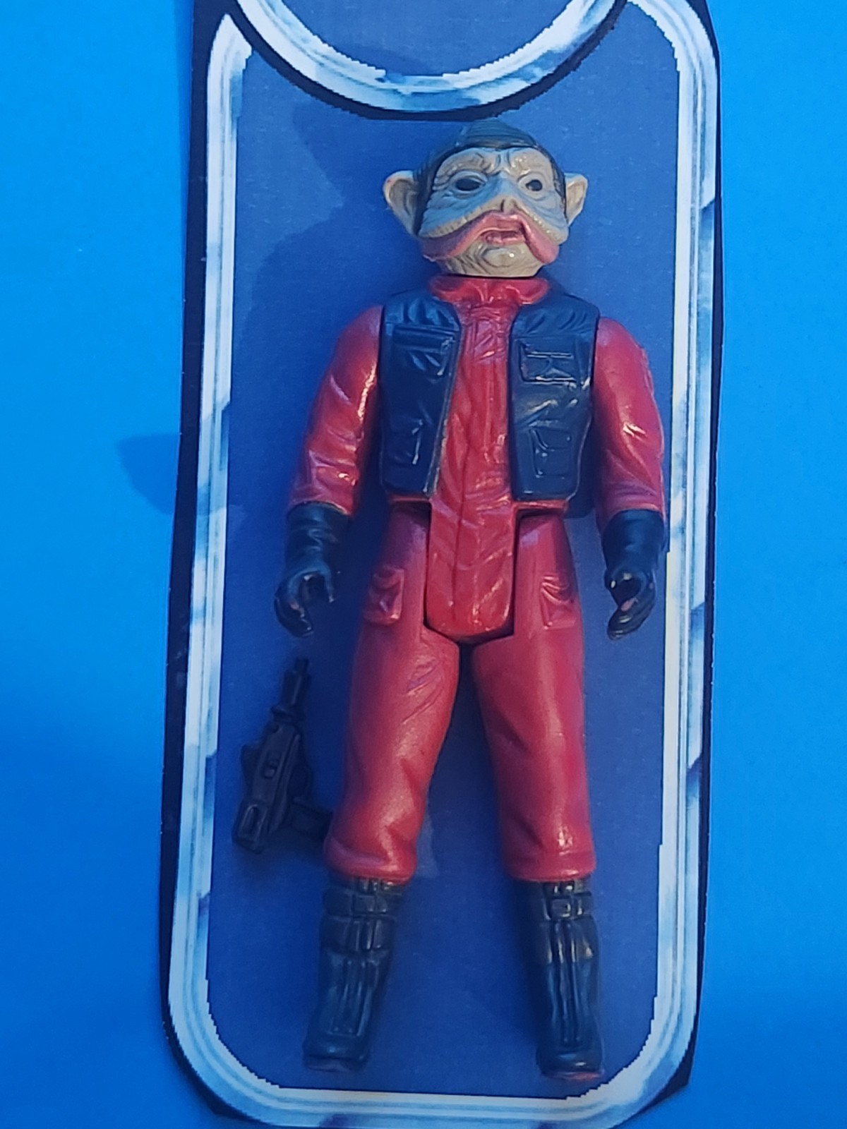 Vintage 1983 Star Wars ROTJ Action Figure: Nien Nunb Hong Kong COO