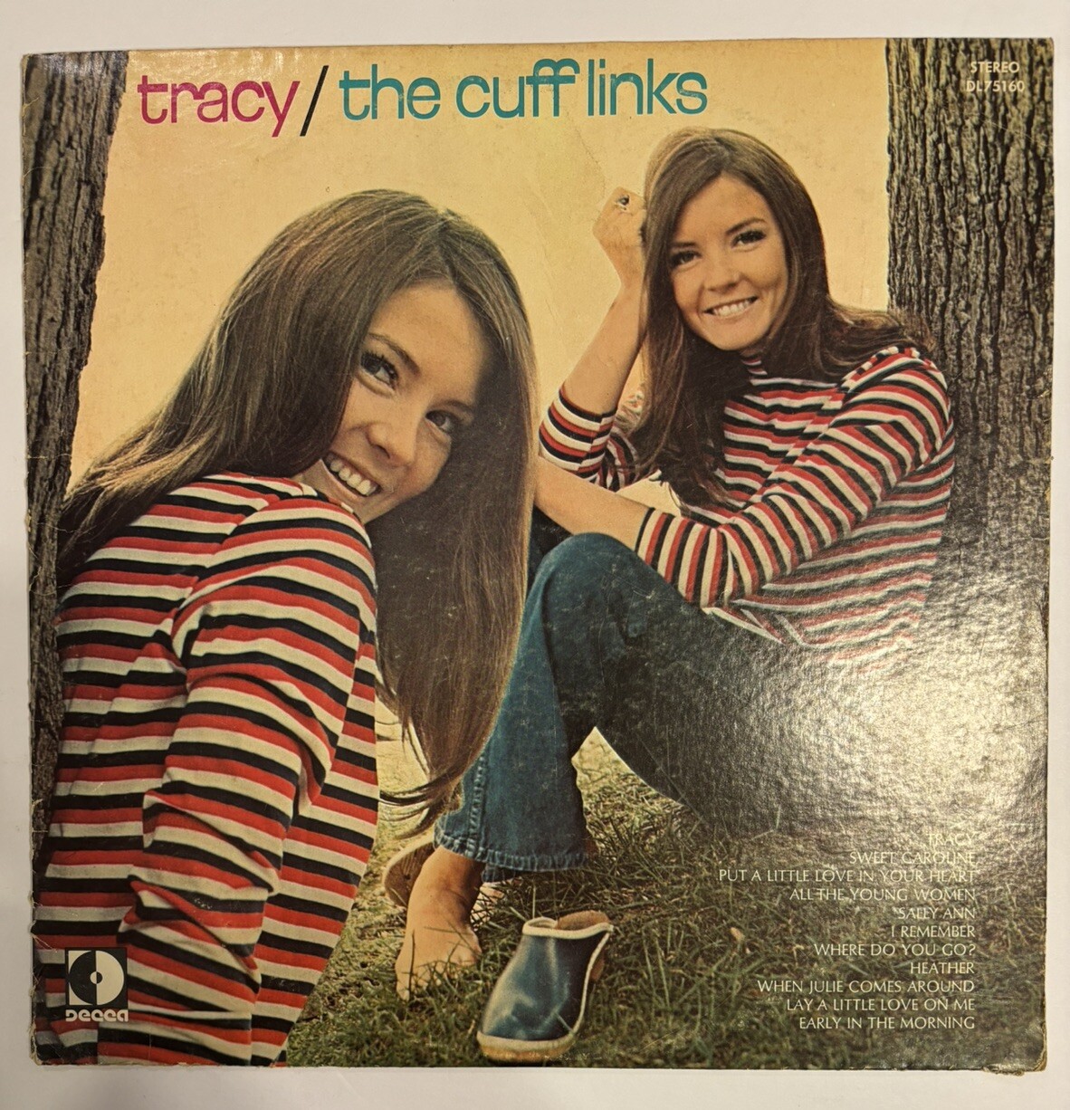 THE CUFF LINKS - TRACY - VTG-DECCA LP # 75160  Cover=-G+, LP=VG